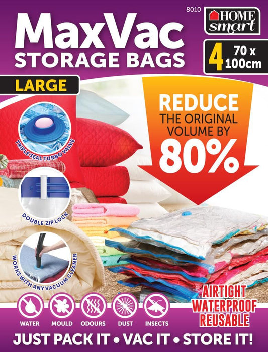 MaxVac Storage Bags Large 4pcs