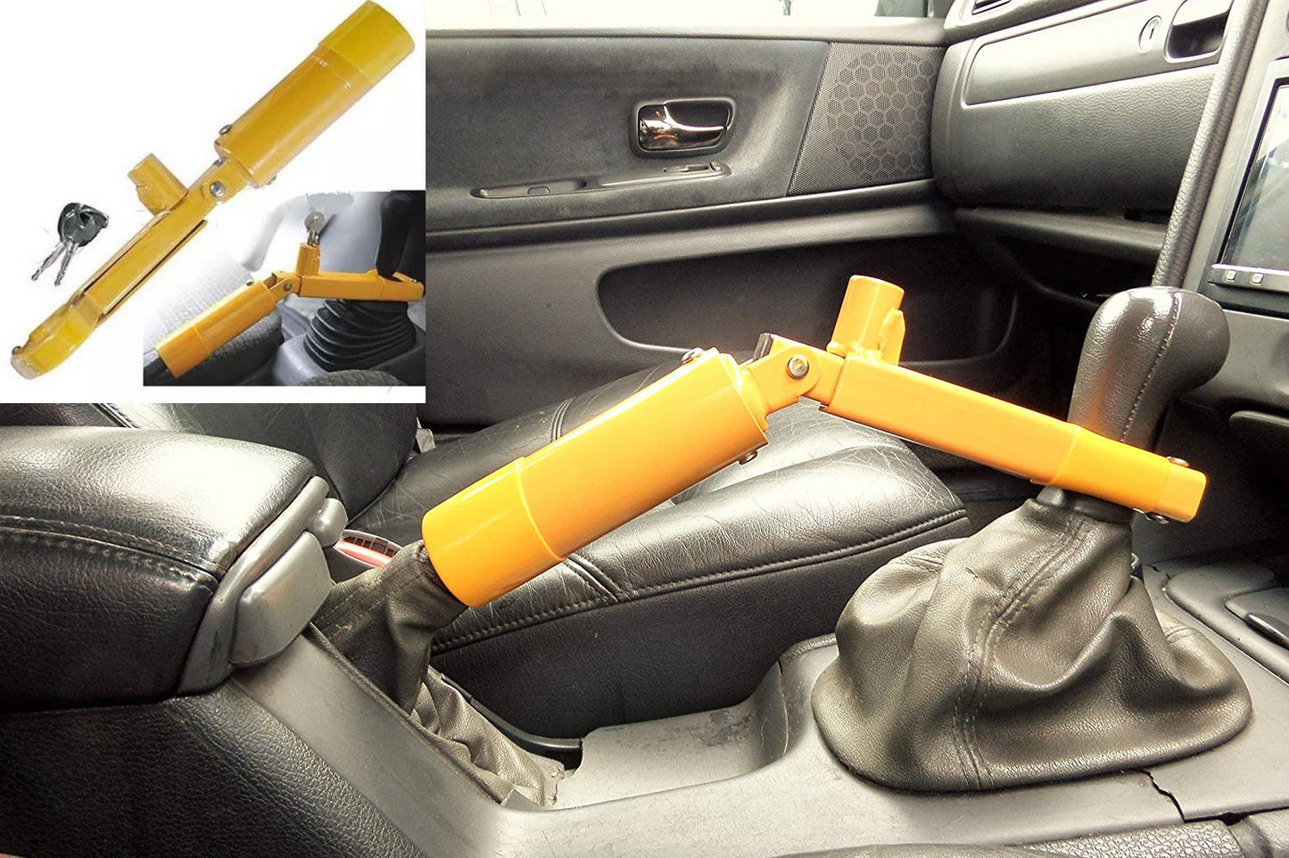 Hand Brake Car Lock Anti Theft Device