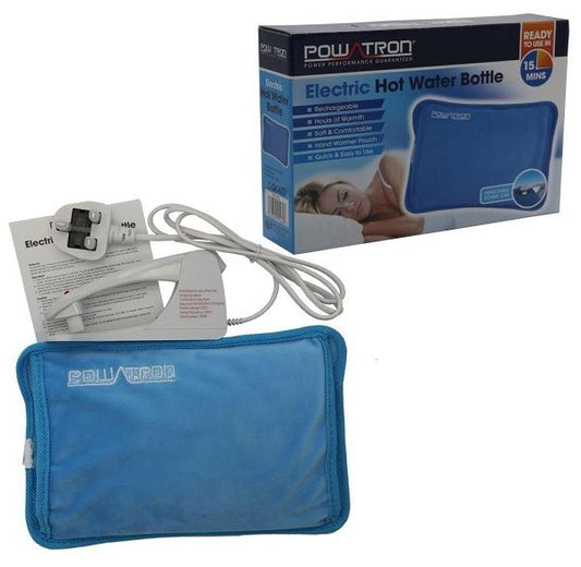Rechargeable Electric Hot Water Bottle Blue
