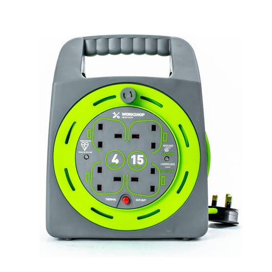 Status 4 Way 15m Handbag Cable Reel